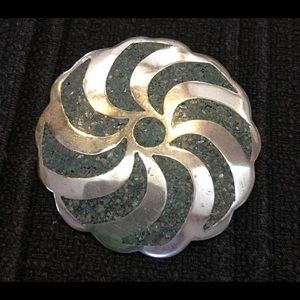 Vintage Mexican silver brooch/pin or pendant